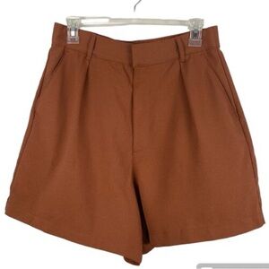Abercrombie & Fitch Rust Trouser Shorts